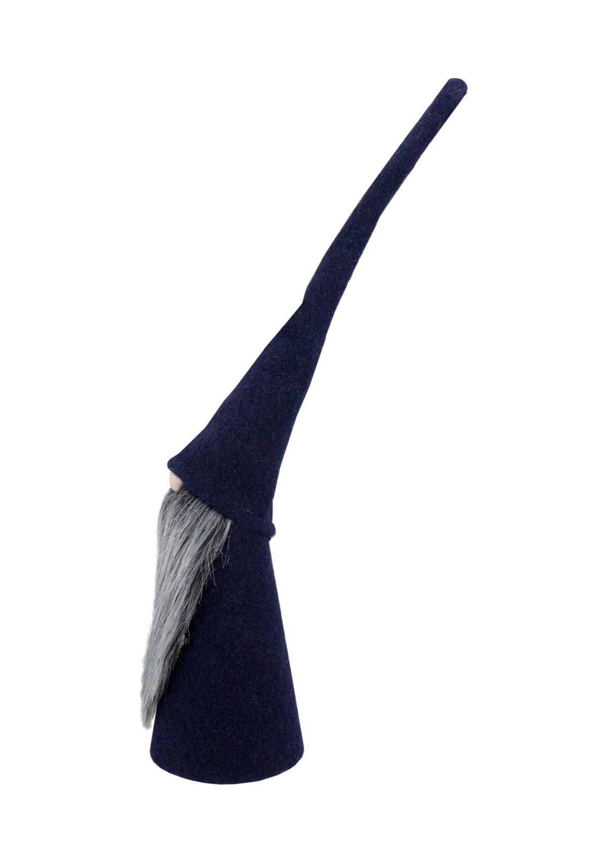 18Inch Navy Blue Cone Gnome Christmas Tabletop Decor