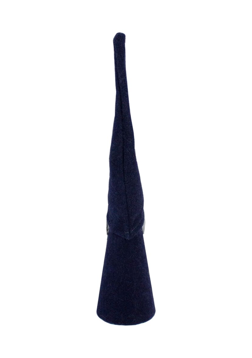 18Inch Navy Blue Cone Gnome Christmas Tabletop Decor