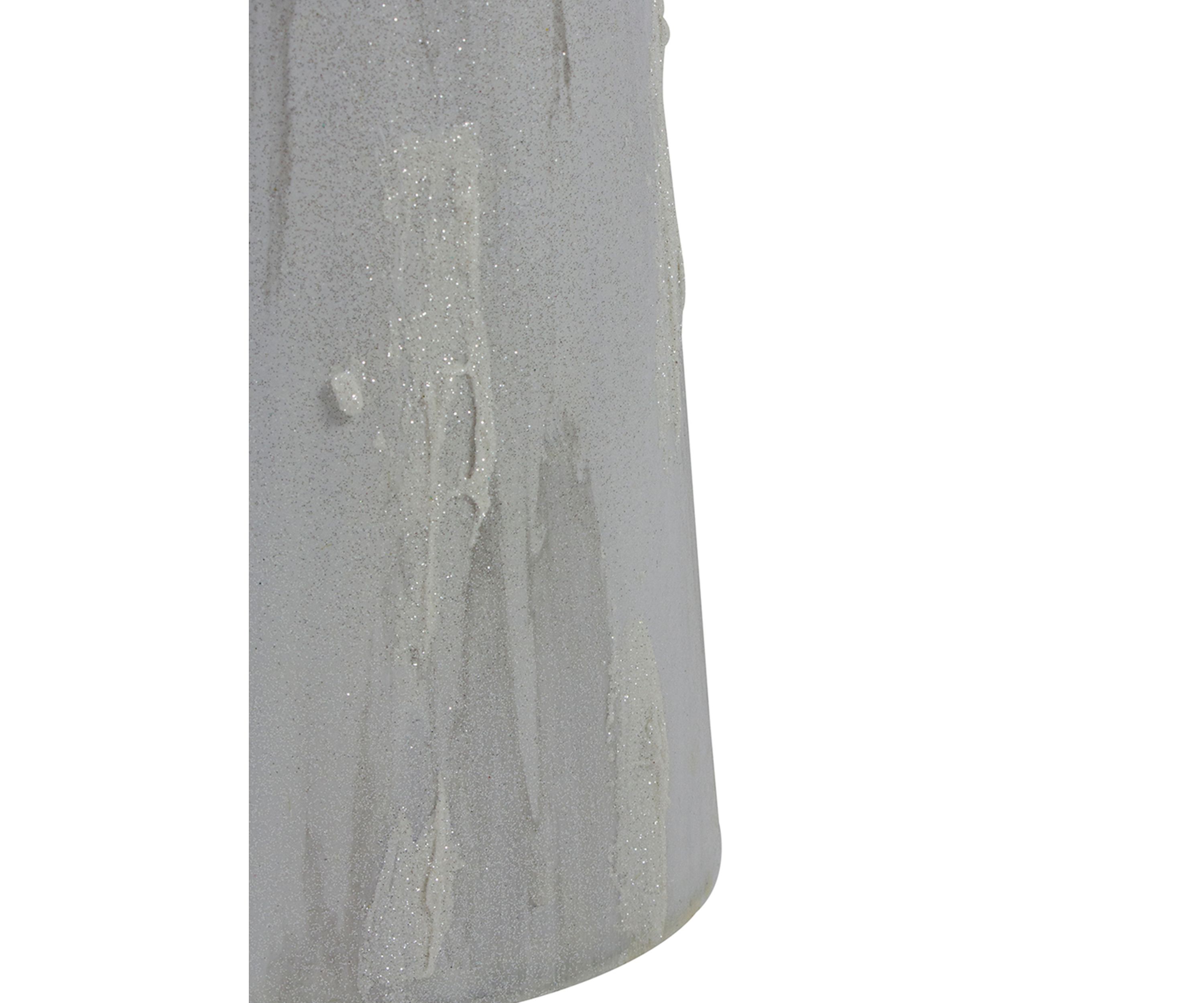 30Inch White and Gray Marbled Tabletop Christmas Tree