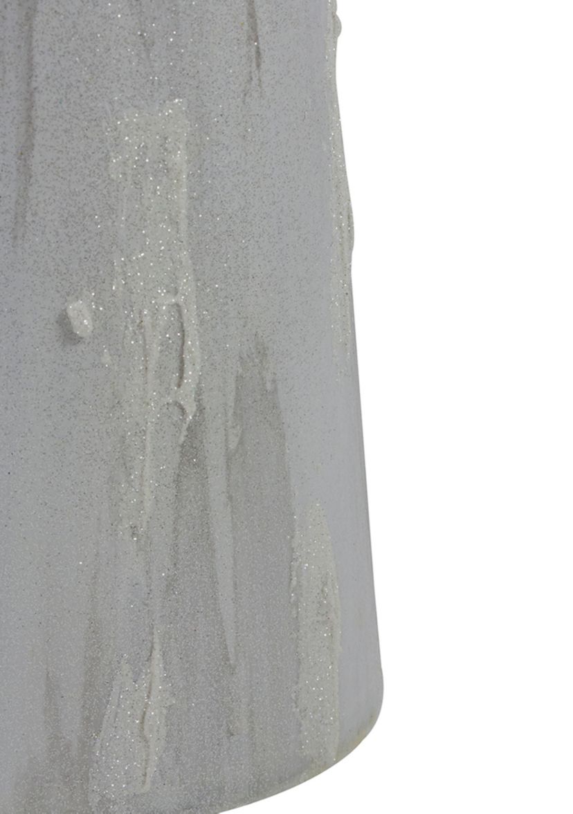 30Inch White and Gray Marbled Tabletop Christmas Tree