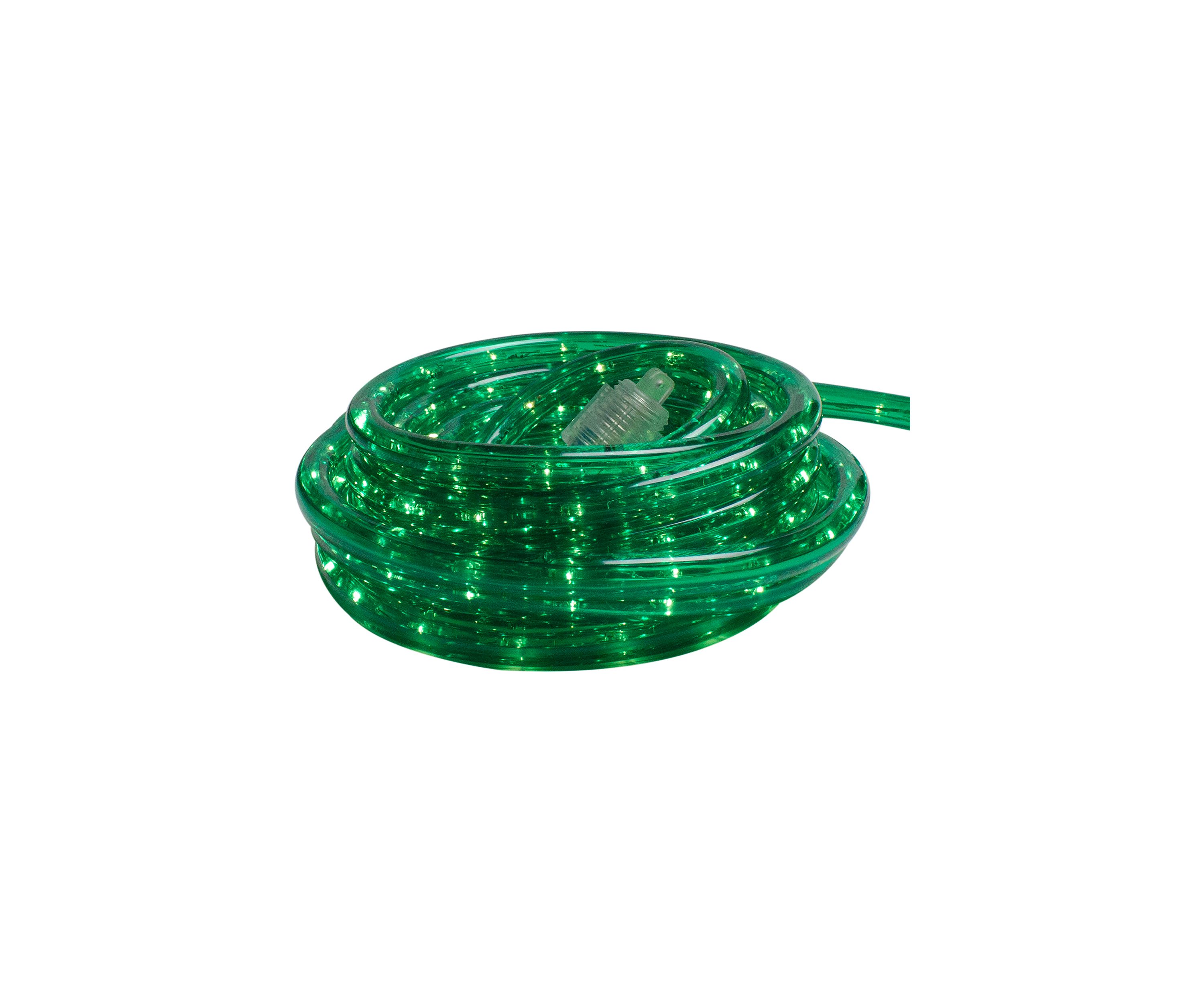 100 Green Incandescent Outdoor Christmas Rope Lights