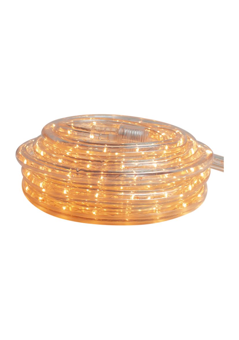 100ft Clear Incandescent Outdoor Christmas Rope Lights