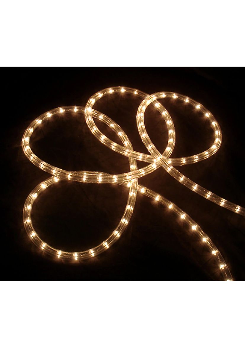 100ft Clear Incandescent Outdoor Christmas Rope Lights
