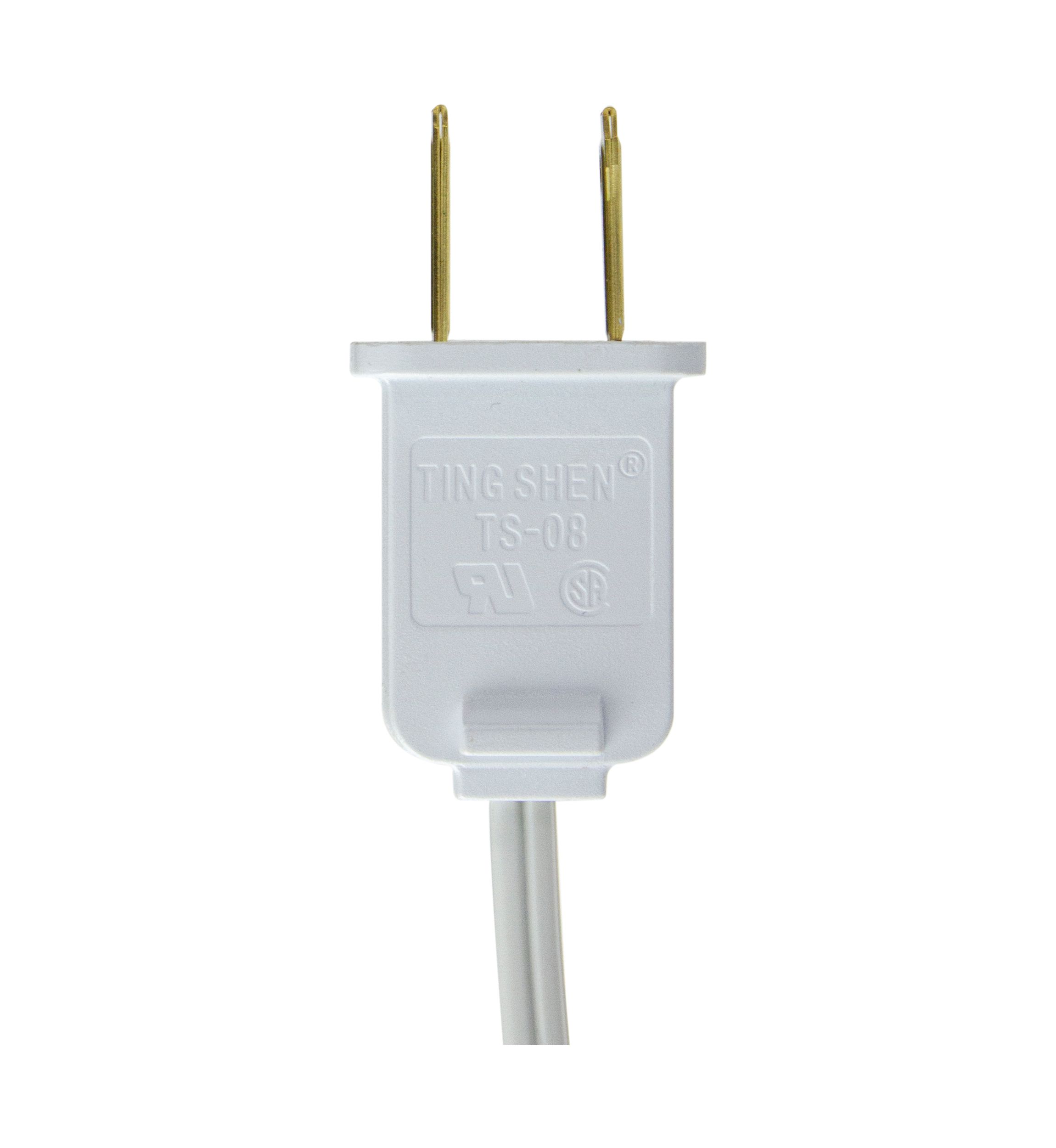 3-Count Clear C7 Christmas Light Set  8ft White Wire