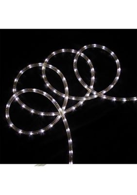 100ft Pure White LED Christmas Rope Lights