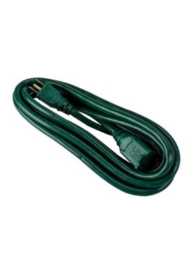 Northlight 12Ft Green 3-Prong Outdoor Commercial Extension Power Cord With Outlet Block