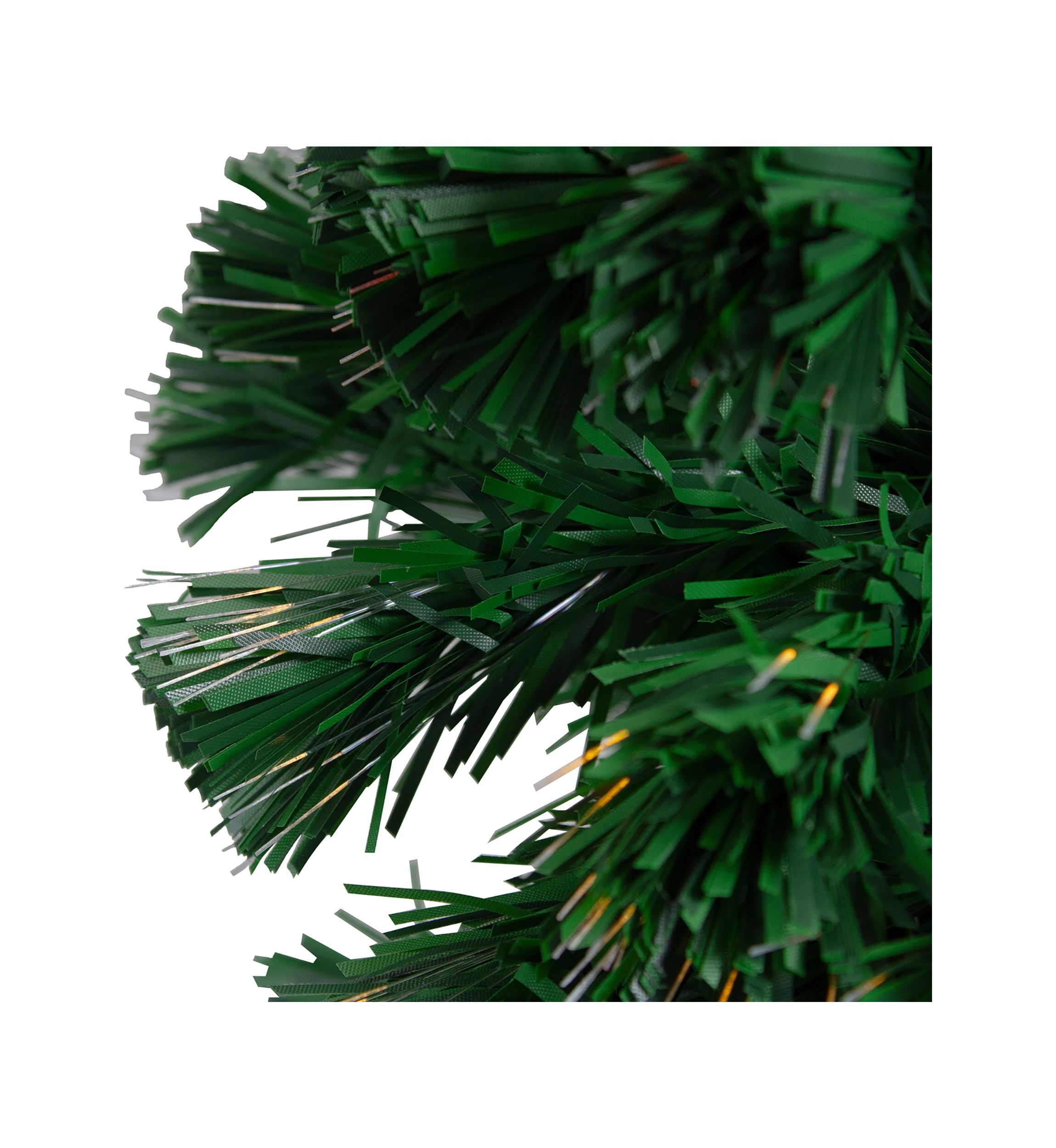 2 Pre-Lit Medium Color Changing Fiber Optic Artificial Christmas Tree