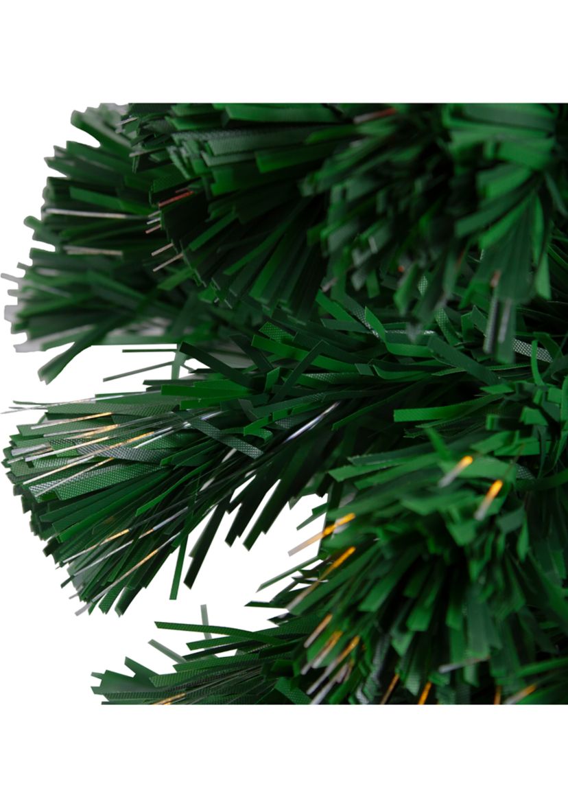 2 Pre-Lit Medium Color Changing Fiber Optic Artificial Christmas Tree