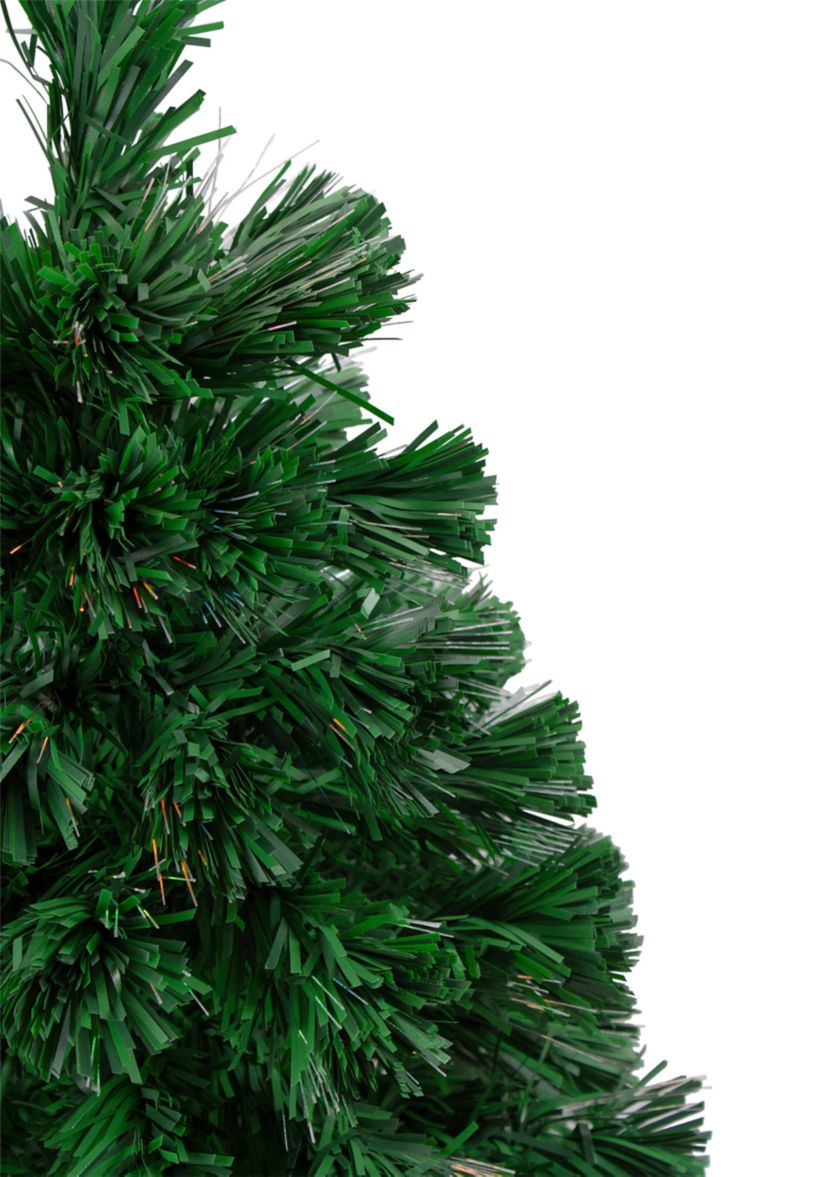 2 Pre-Lit Medium Color Changing Fiber Optic Artificial Christmas Tree