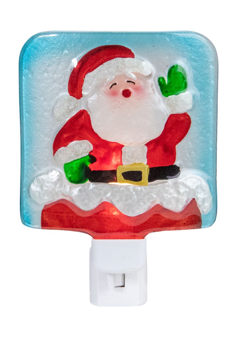 6Inch Red and White Santa Claus Christmas Night Light