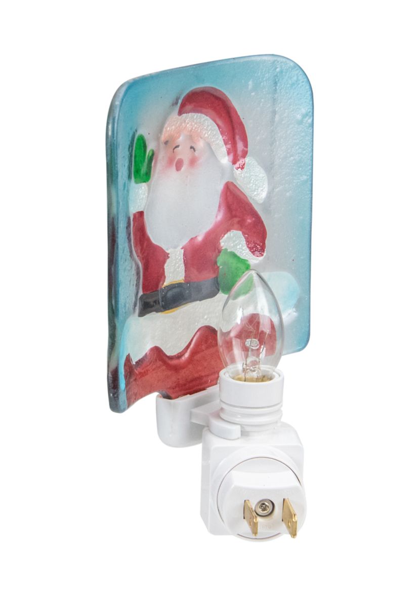 6Inch Red and White Santa Claus Christmas Night Light