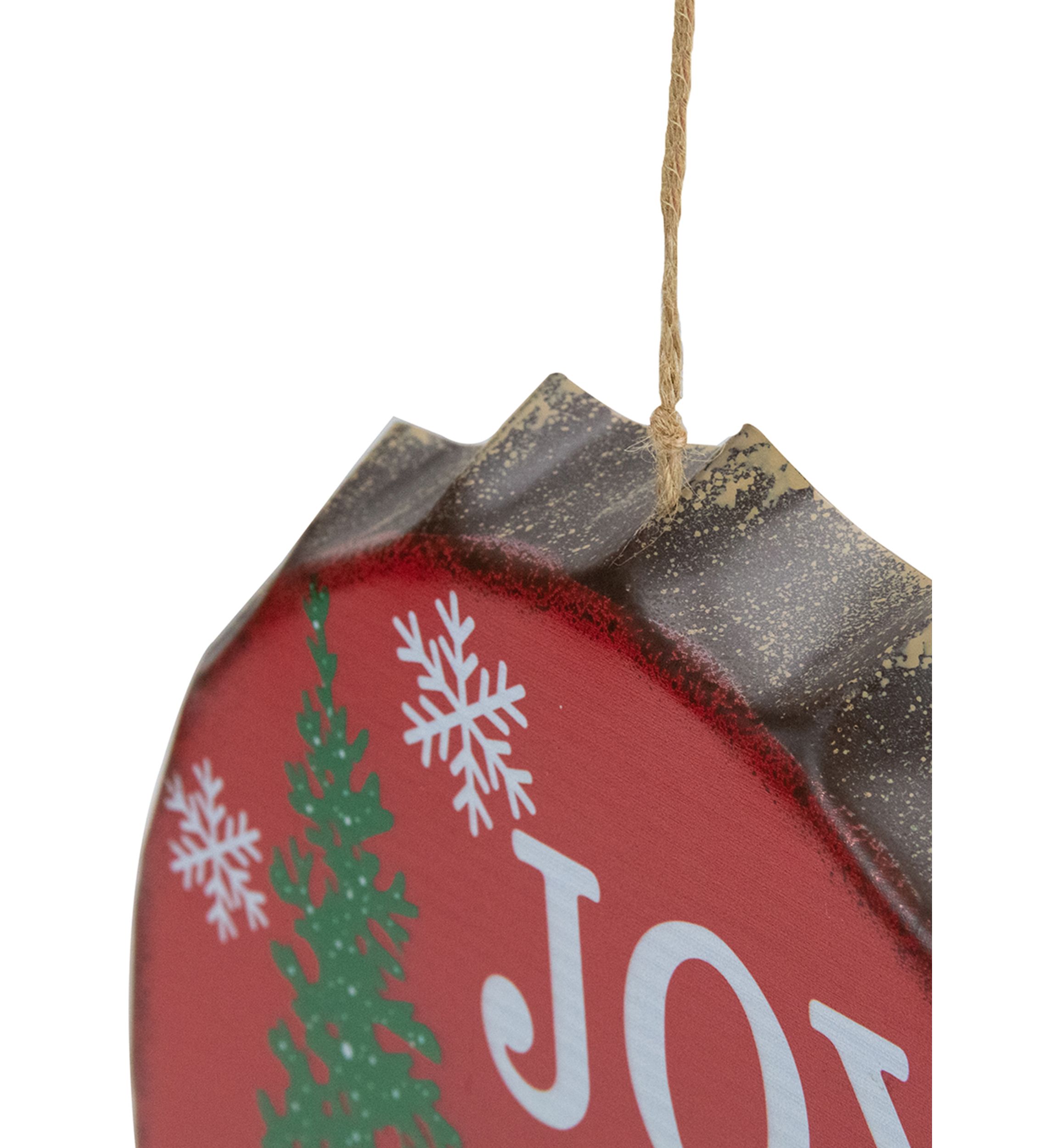 12Inch Red and Green Joy to the World Christmas Wall Decor