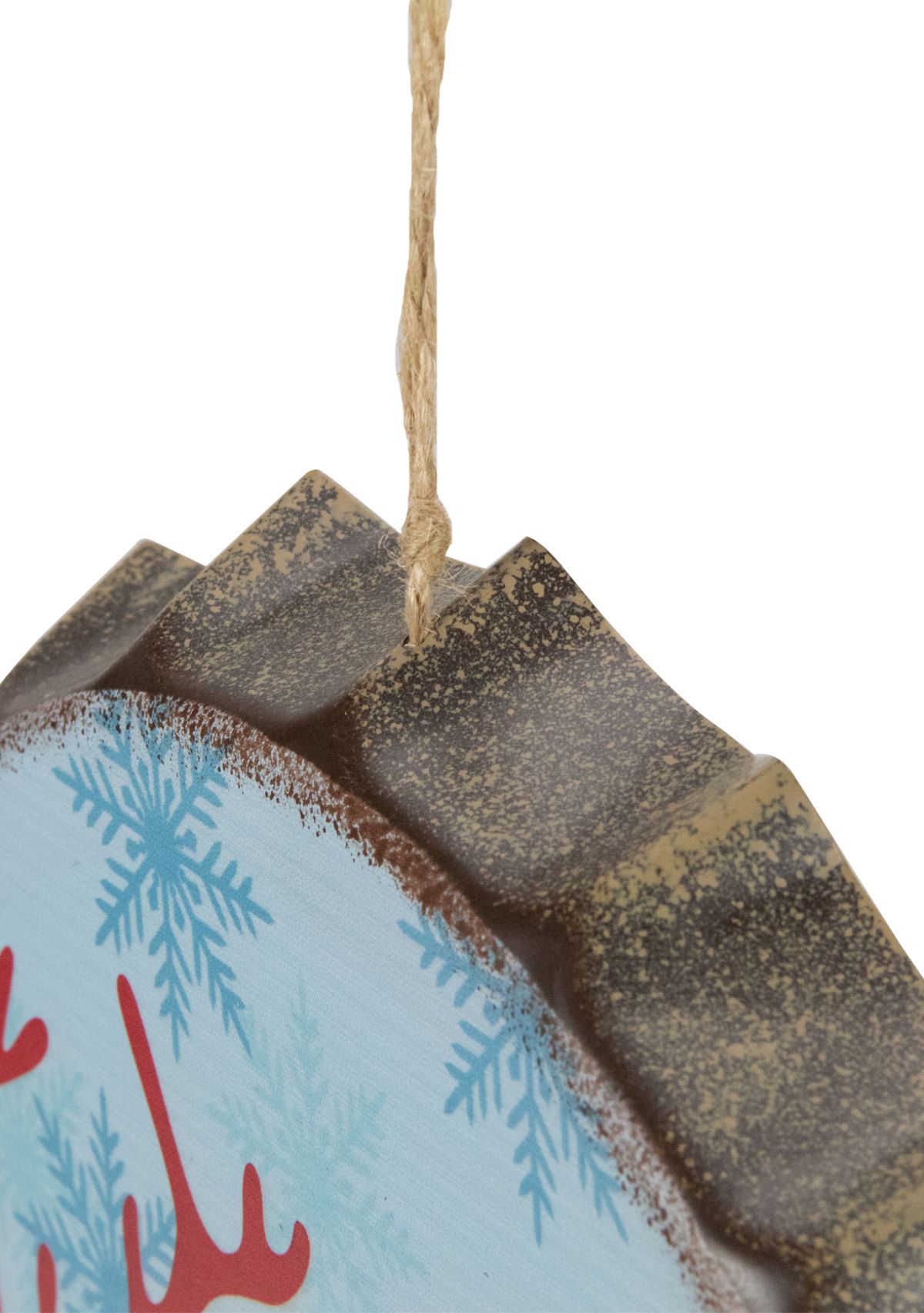 12Inch Blue and Red Happy Holidays Christmas Wall Decor