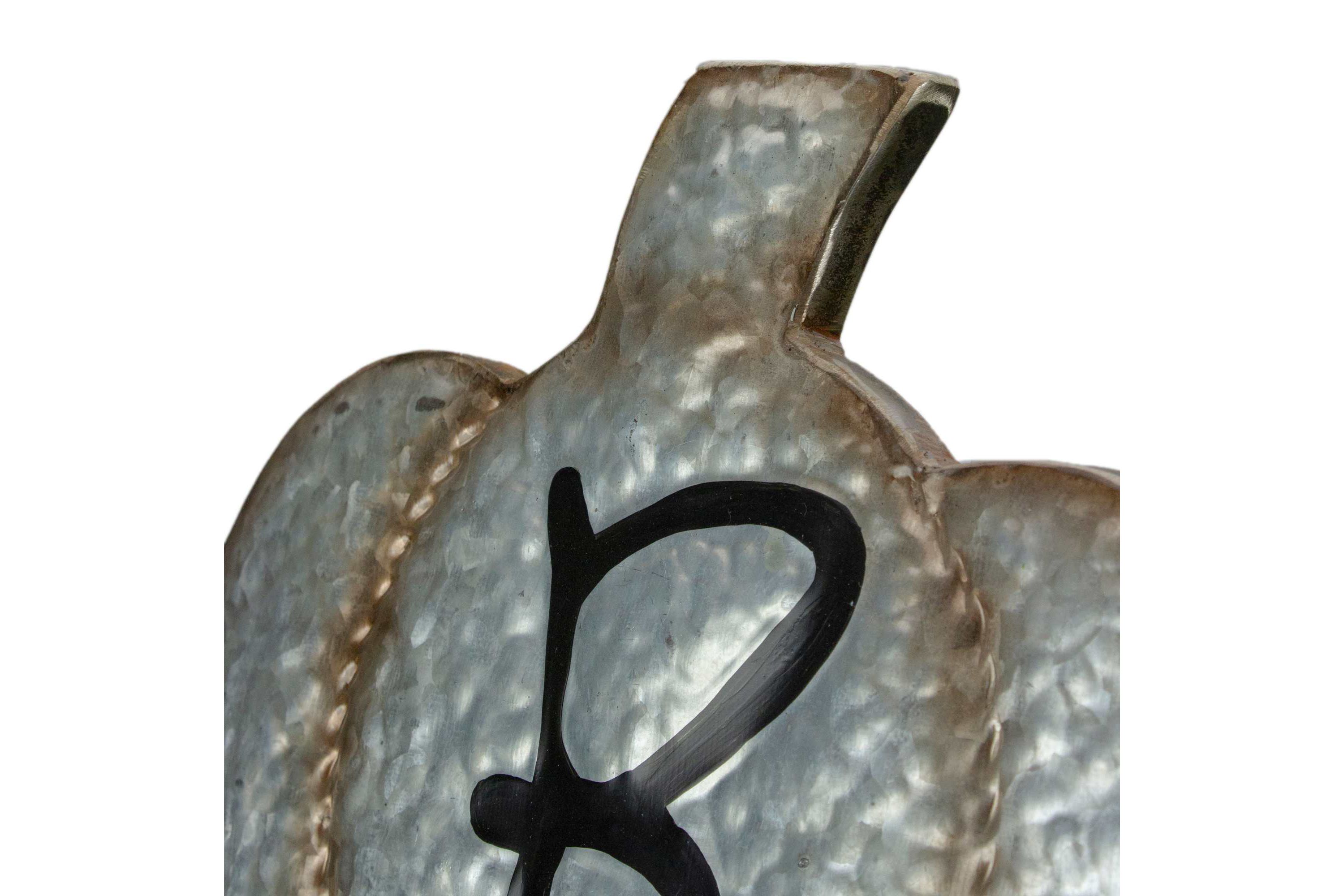 Boo! Metal Pumpkin Halloween Decoration - 28"