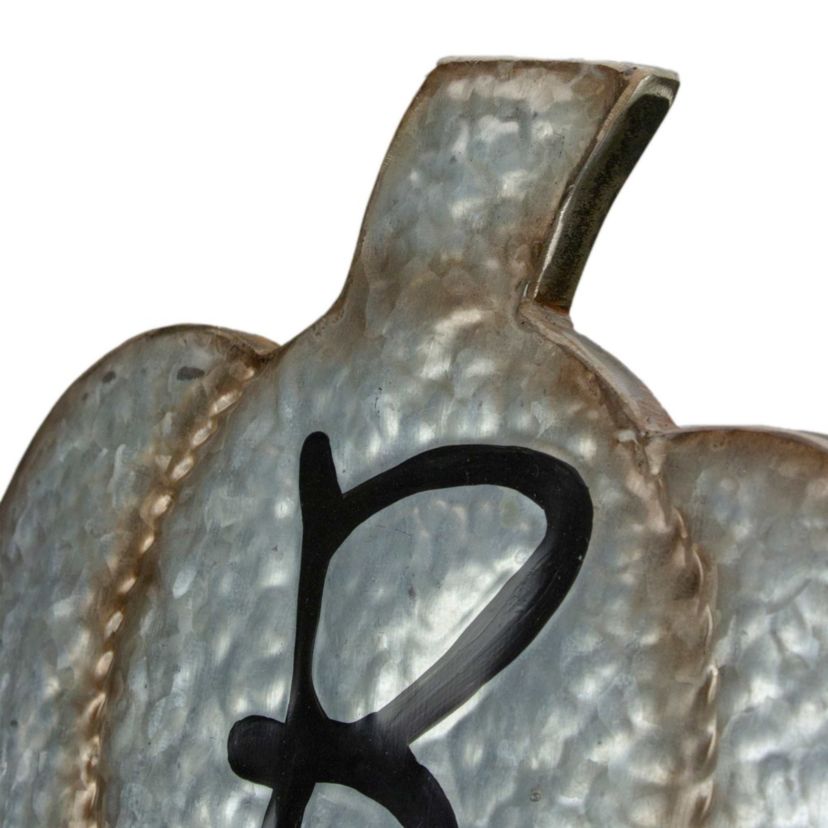 Boo! Metal Pumpkin Halloween Decoration - 28"