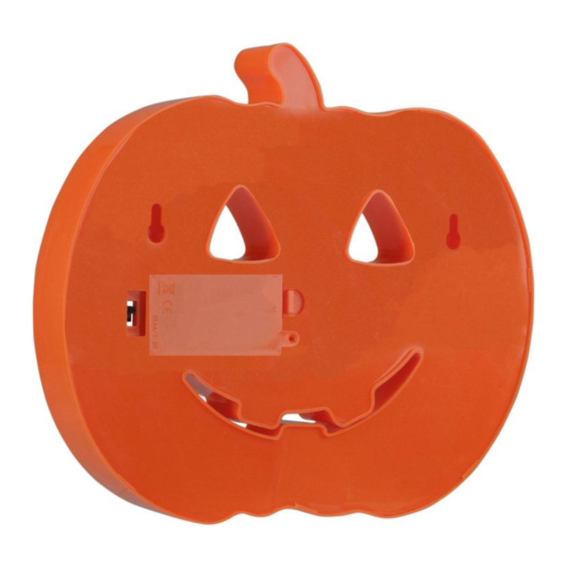 LED Lighted Jack-O-Lantern Halloween Marquee Sign - 8.5" - White Lights