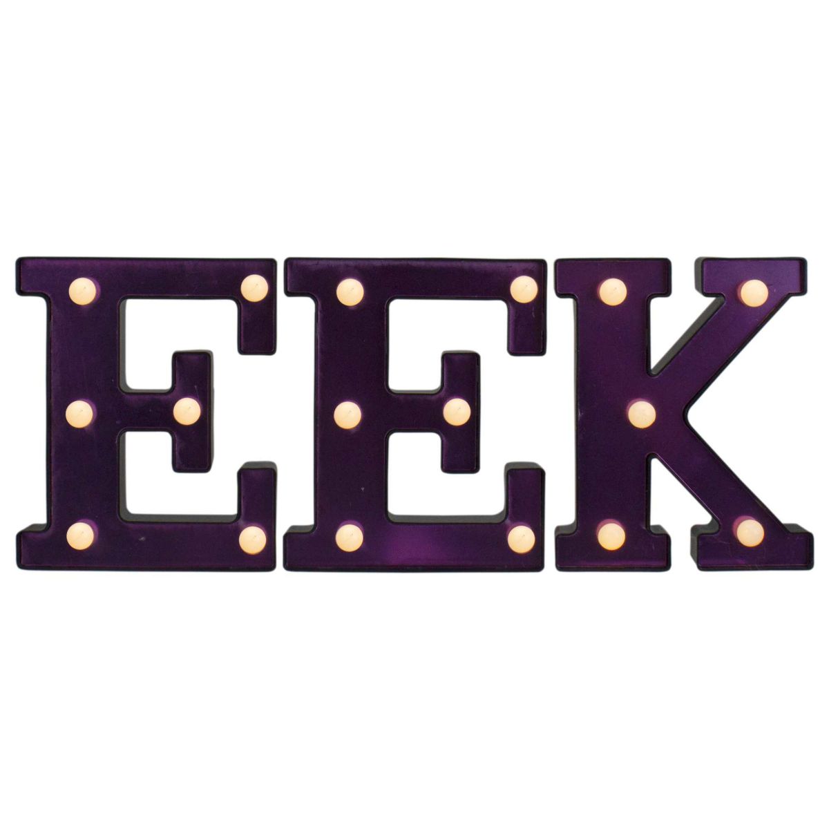 6.5" LED Lighted EEK Halloween Marquee Sign