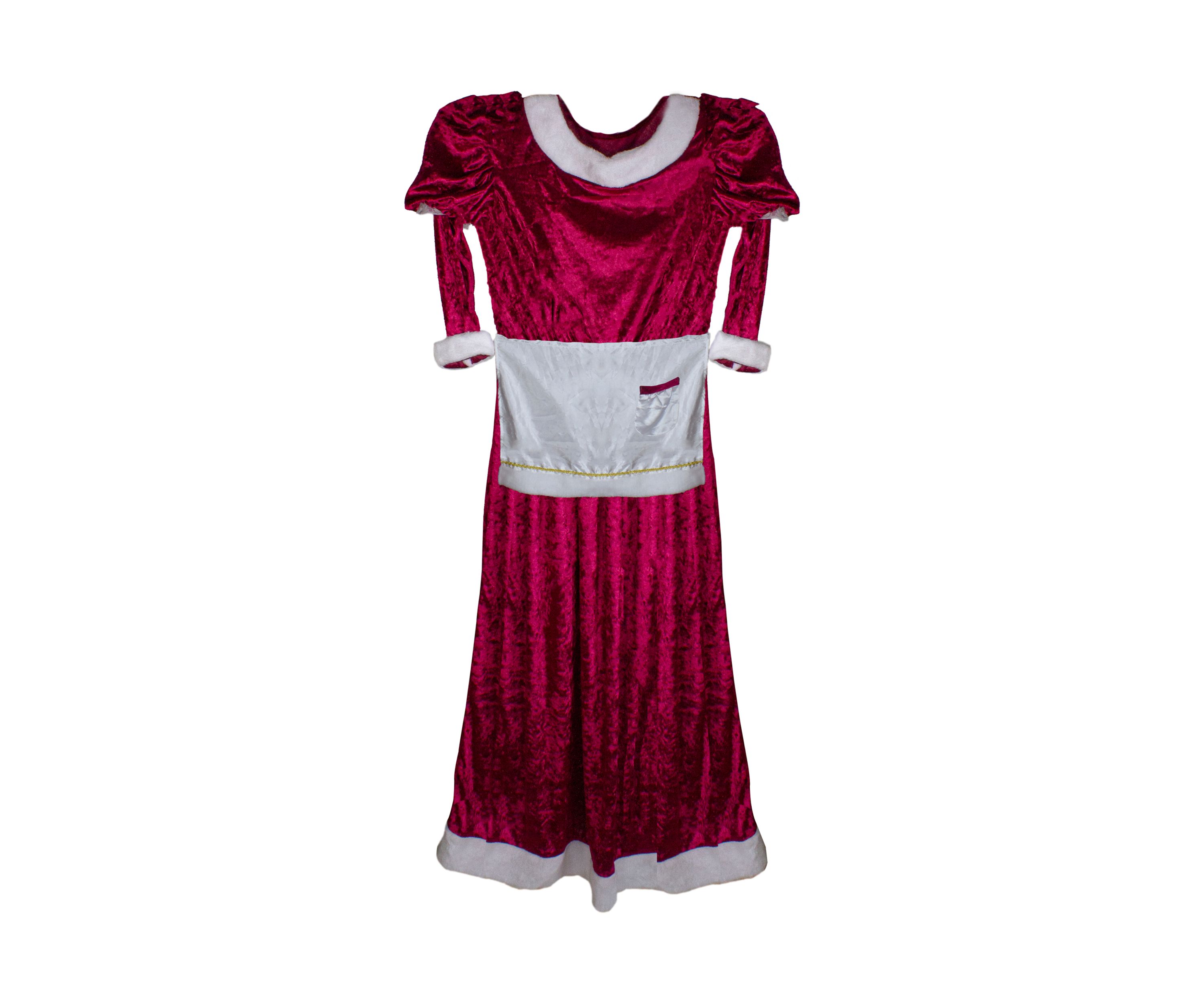 Girls Mrs. Claus Costume Set - 10-14 Years