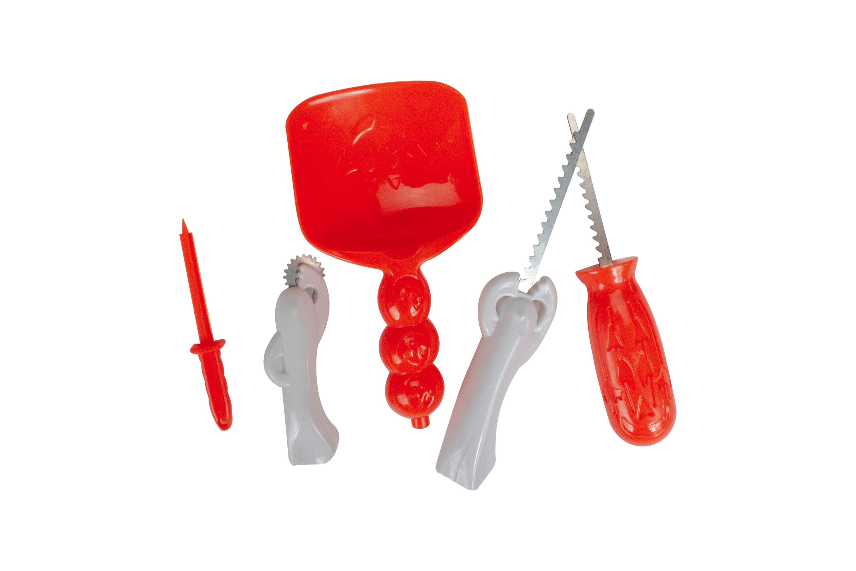 11inch White and Orange Pumpkin Carving Kit