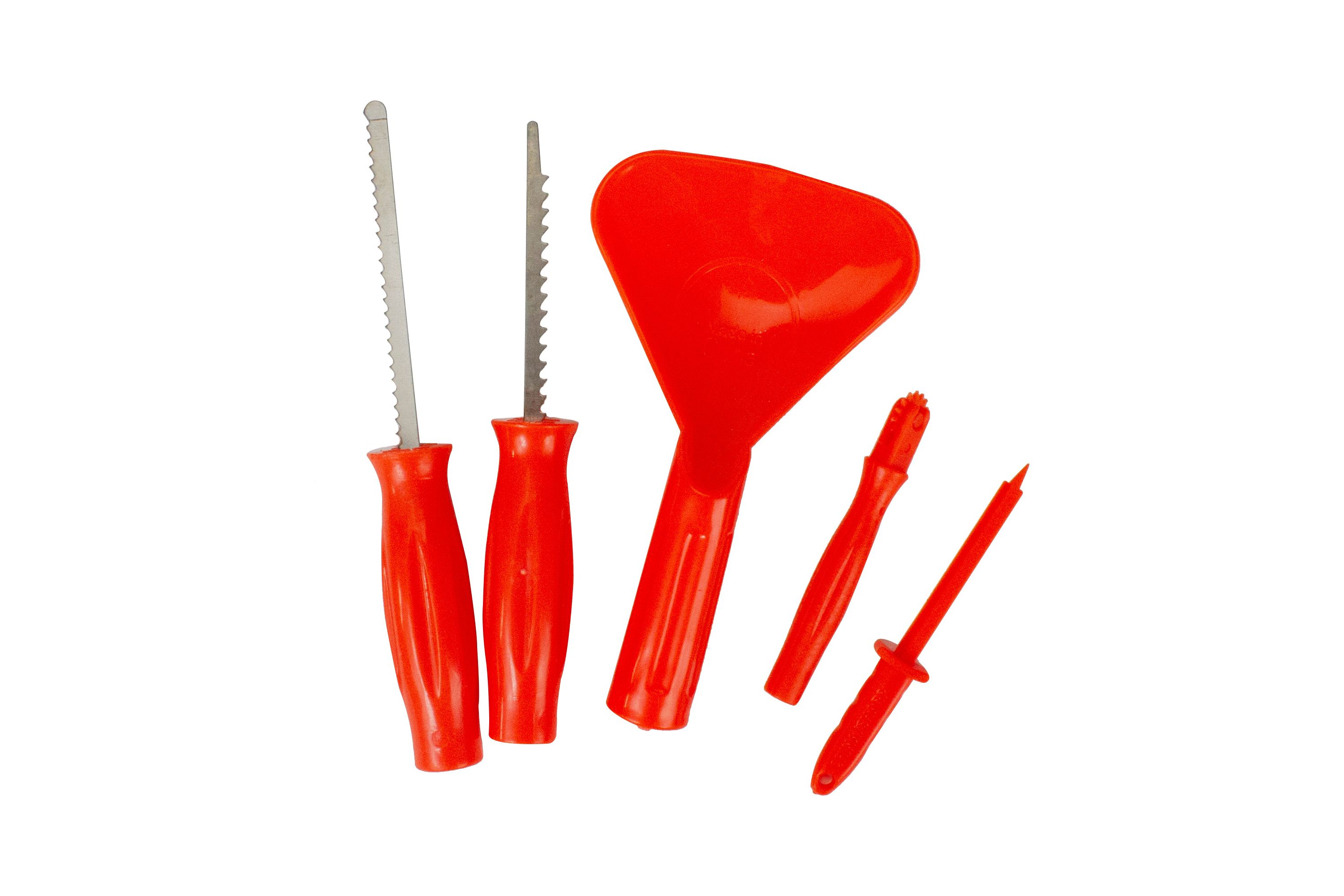 10.25inch Orange Pumpkin Carving Kit