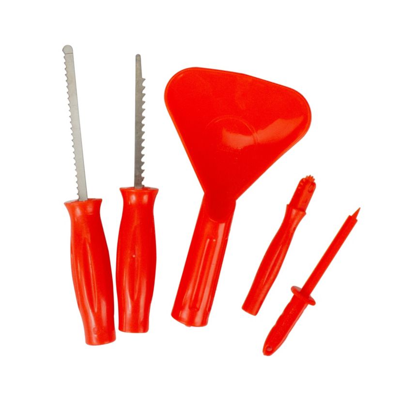 10.25inch Orange Pumpkin Carving Kit