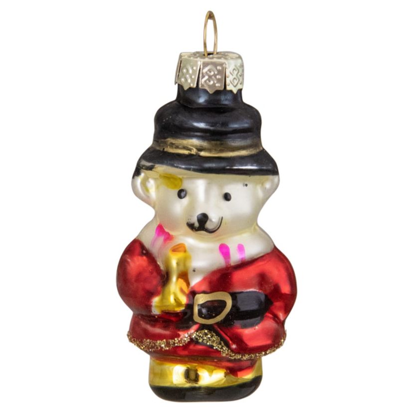 Set of 20 Holiday Figurines Glass Christmas Ornaments 1.75"
