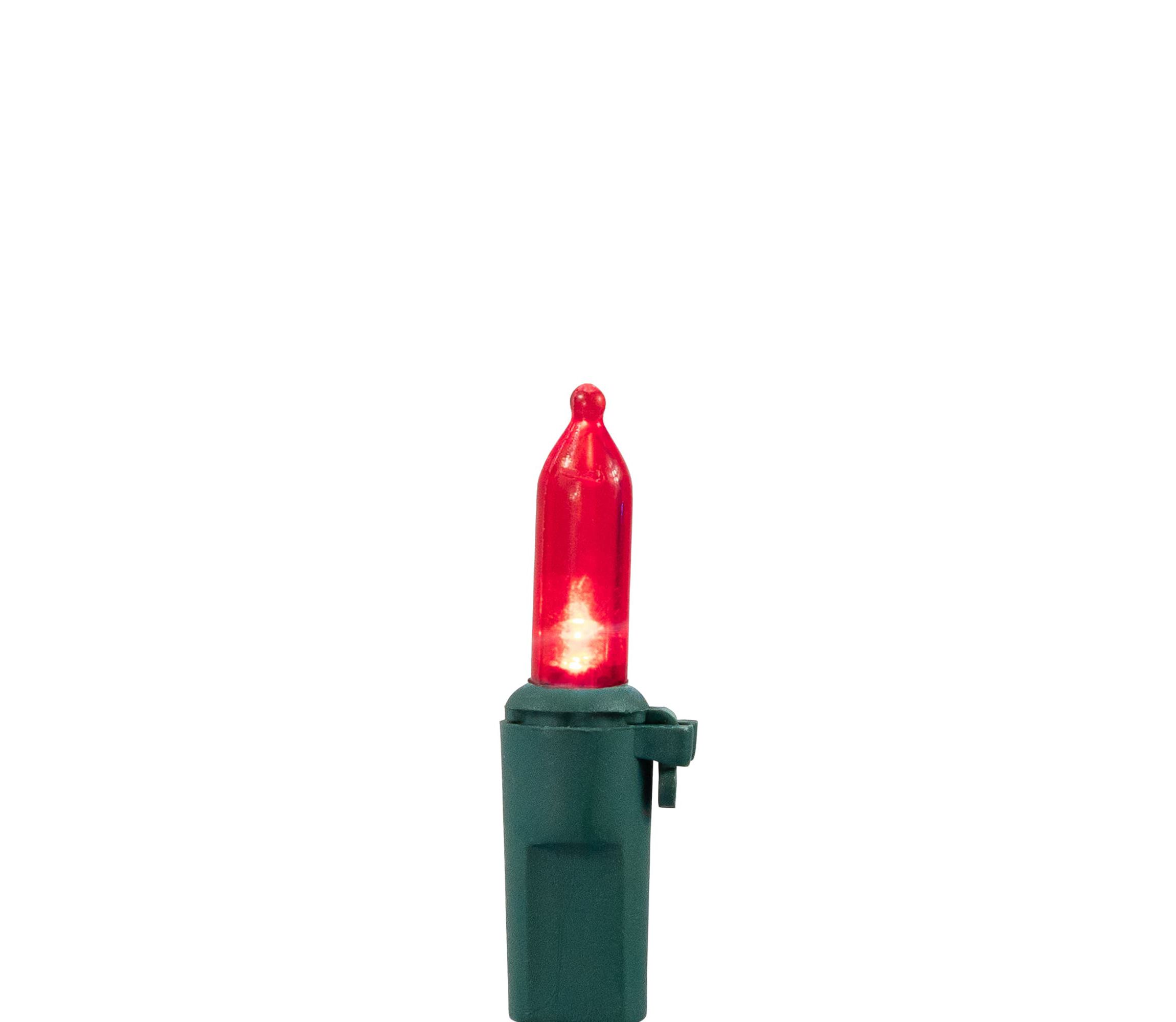 LED Mini Patriotic String Lights - Red  White and Blue - 32.75 - Green Wire - 100ct