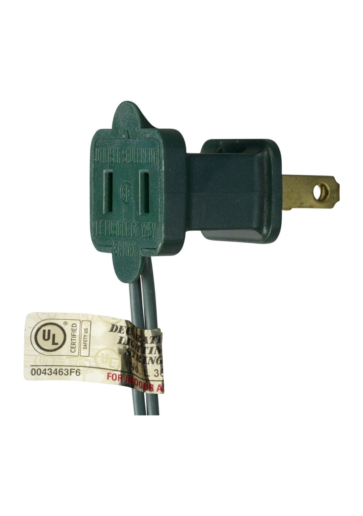 50 Count Red  Green and White LED G12 Berry Christmas Lights  15.9 ft Green Wire