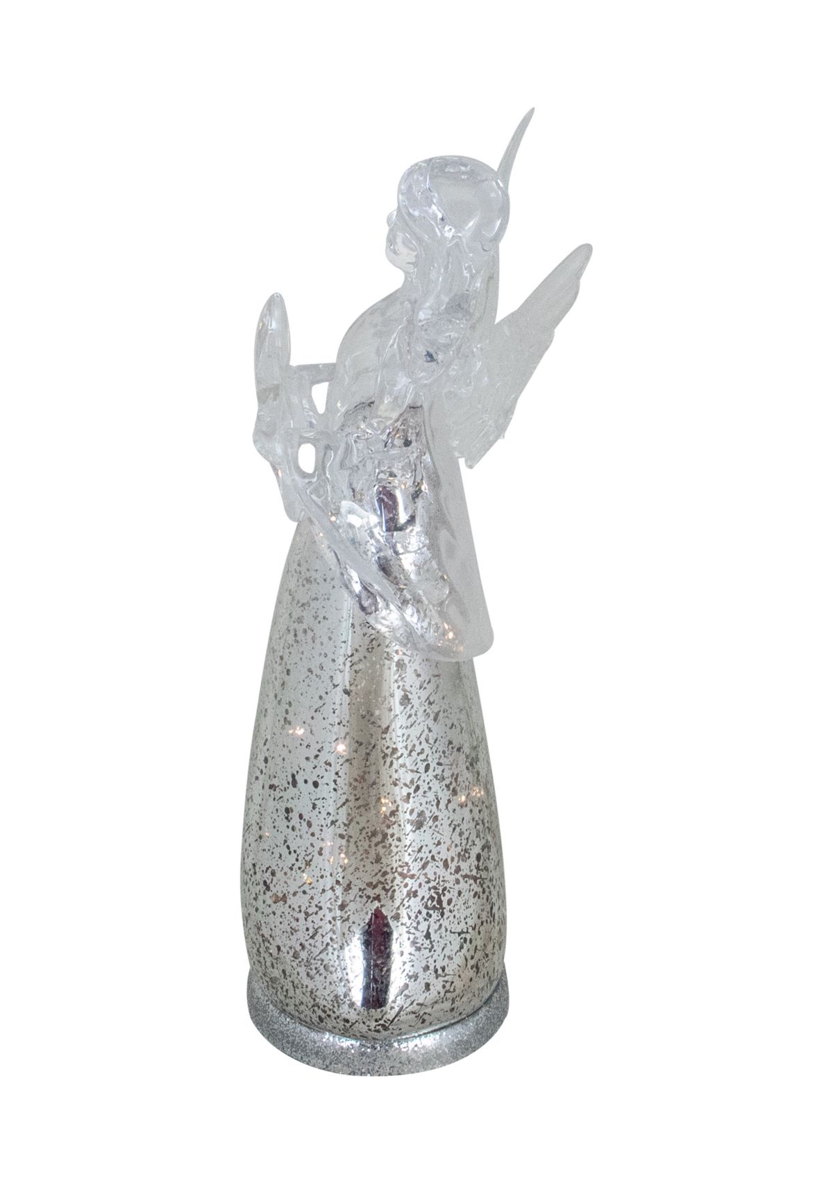 13Inch Lighted Angel Holding a Star Christmas Tabletop Figurine