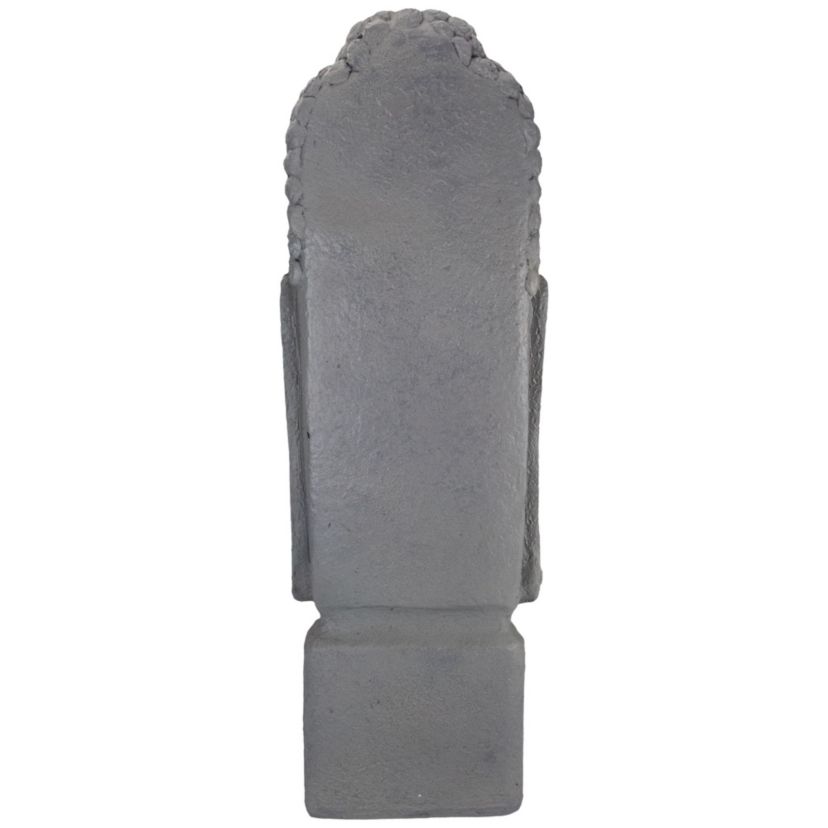 23.25" Large Buddha Head Outdoor Garden Statue