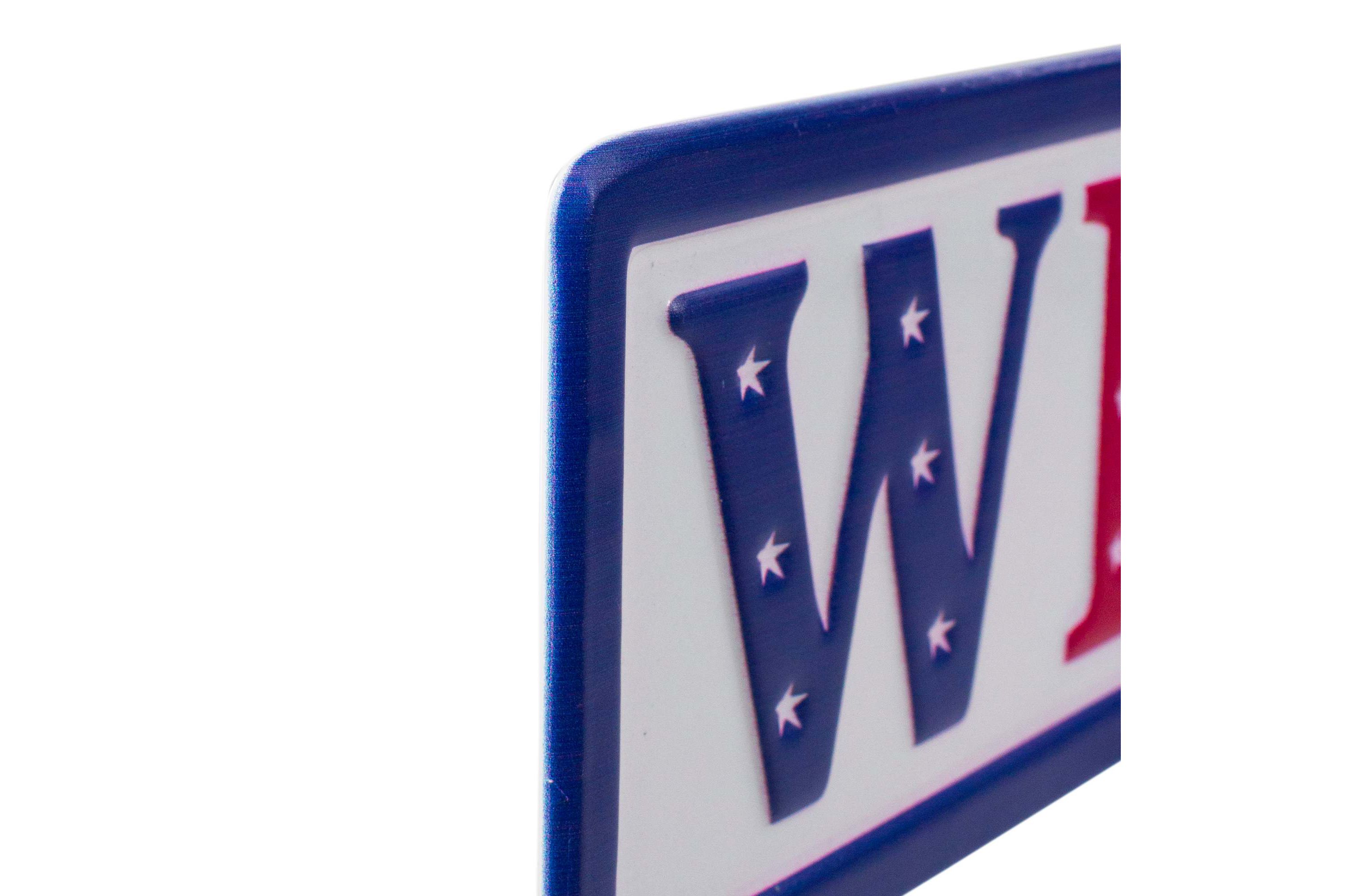 18" Metal Patriotic "WELCOME" Sign with Stars Wall Decor