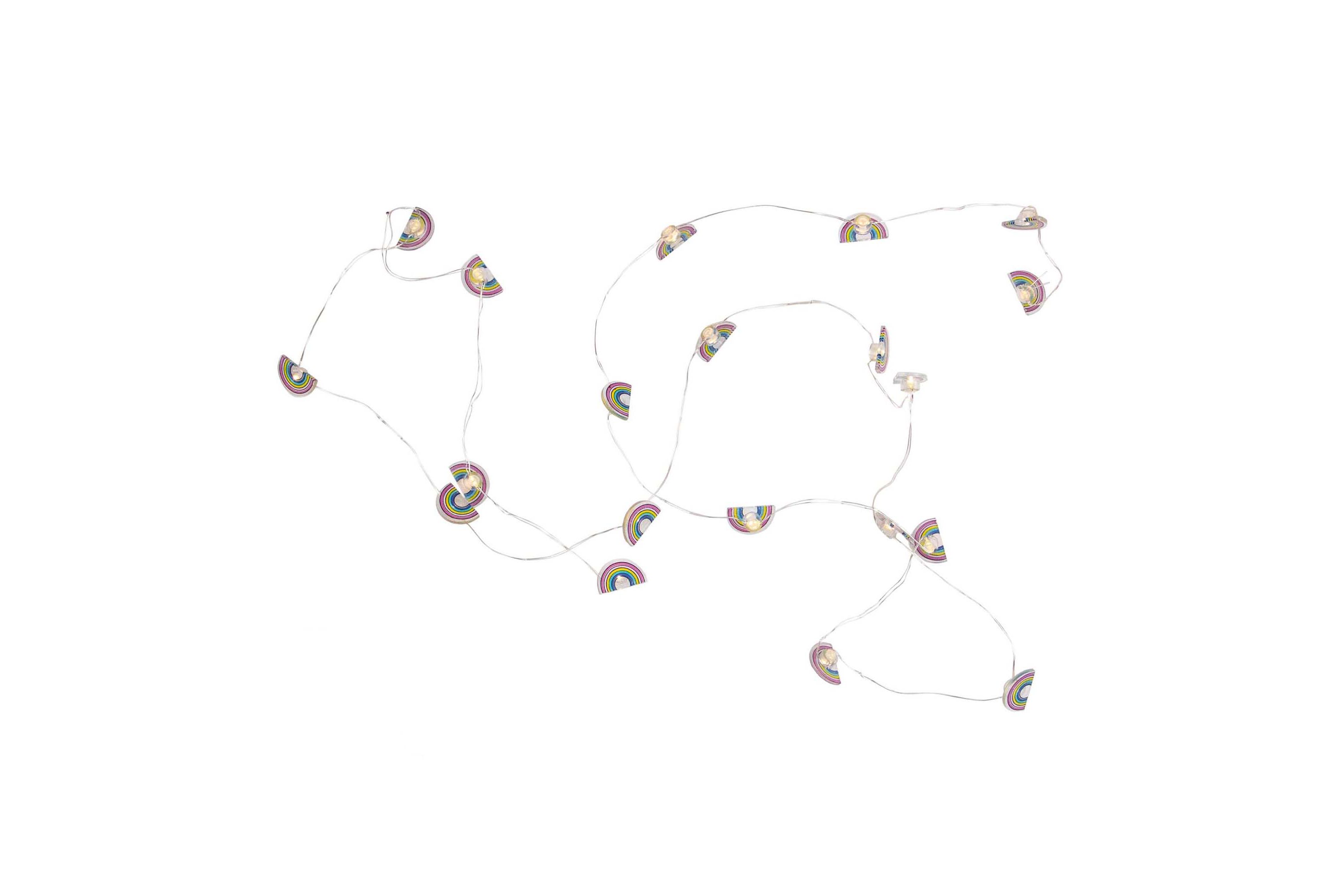 10-Count LED Rainbow Fairy Lights - Warm White