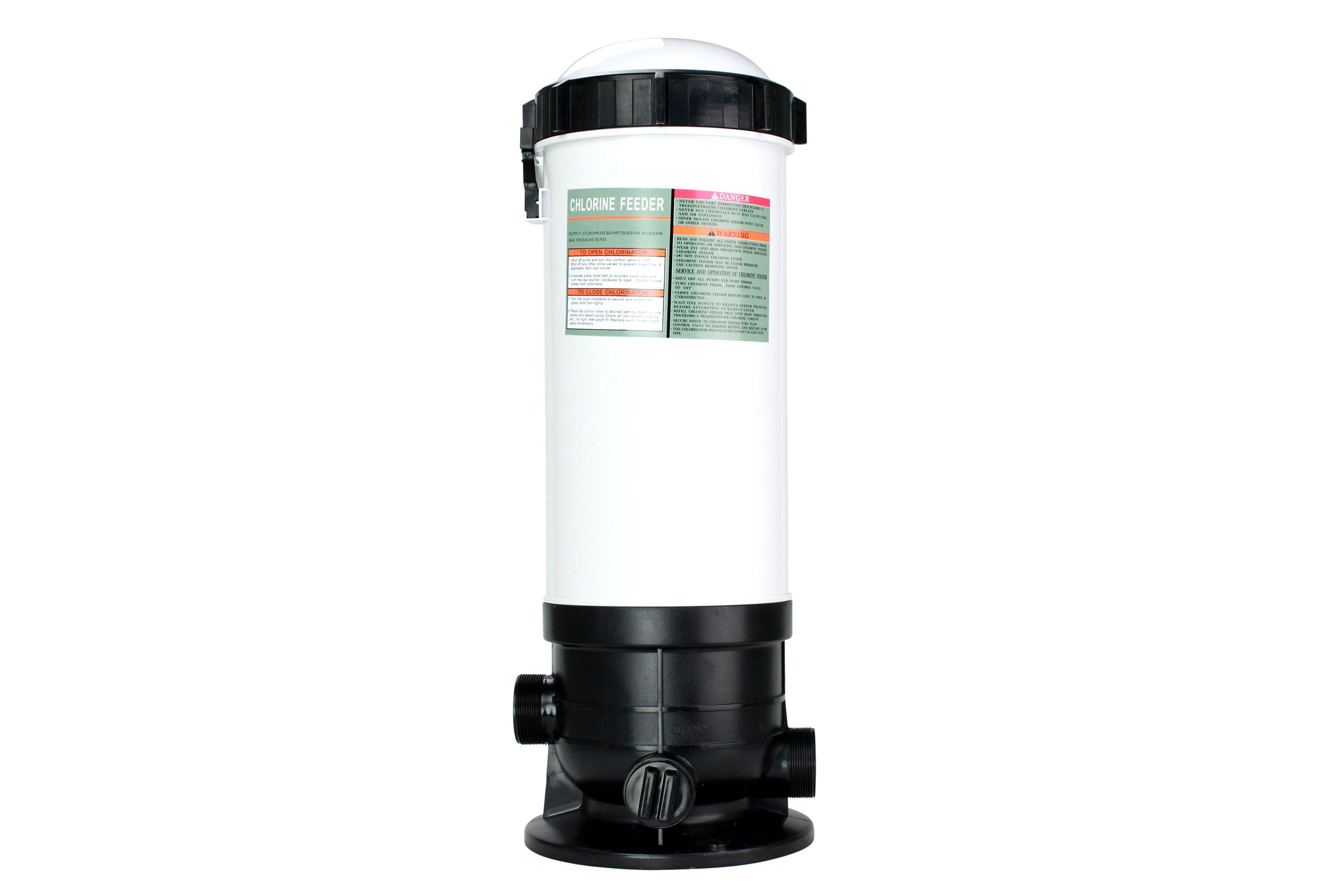 Automatic Off-Line Chlorinator Chemical Feeder  50lb Capacity