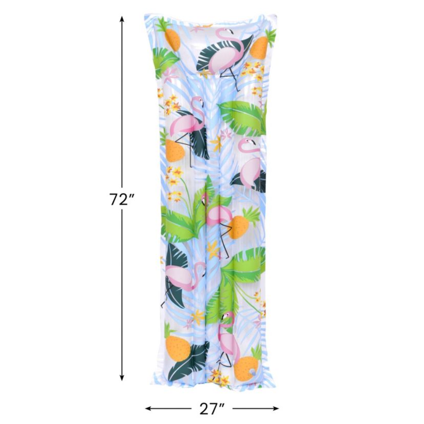 72" Inflatable Pink Flamingo Swimming Pool Float