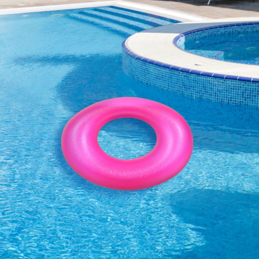 Inflatable Inner Tube Pool Float - 35" - Pink