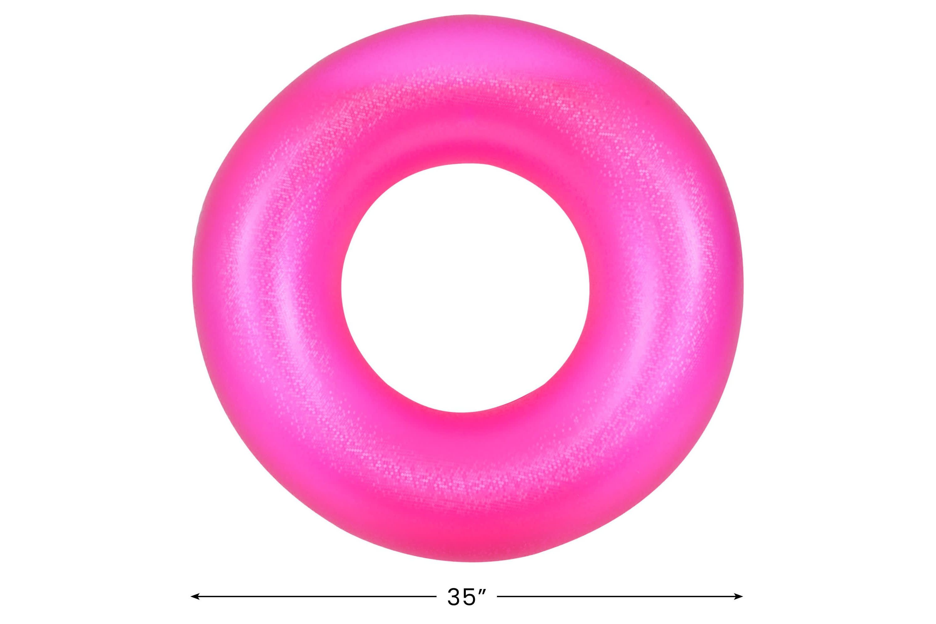 Inflatable Inner Tube Pool Float - 35" - Pink