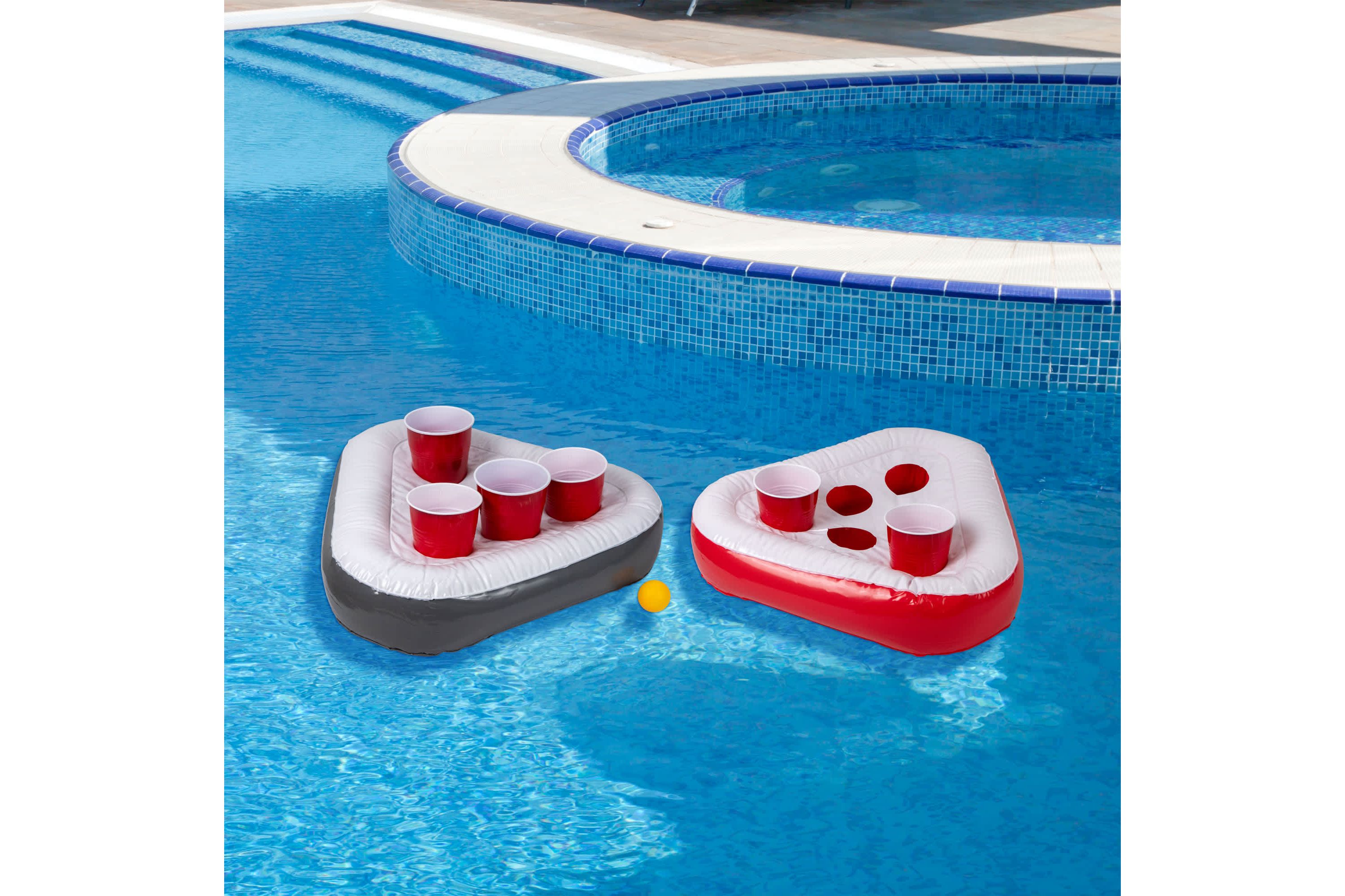 Inflatable Floating Swimming Pool Pong Game Set - 17.75"