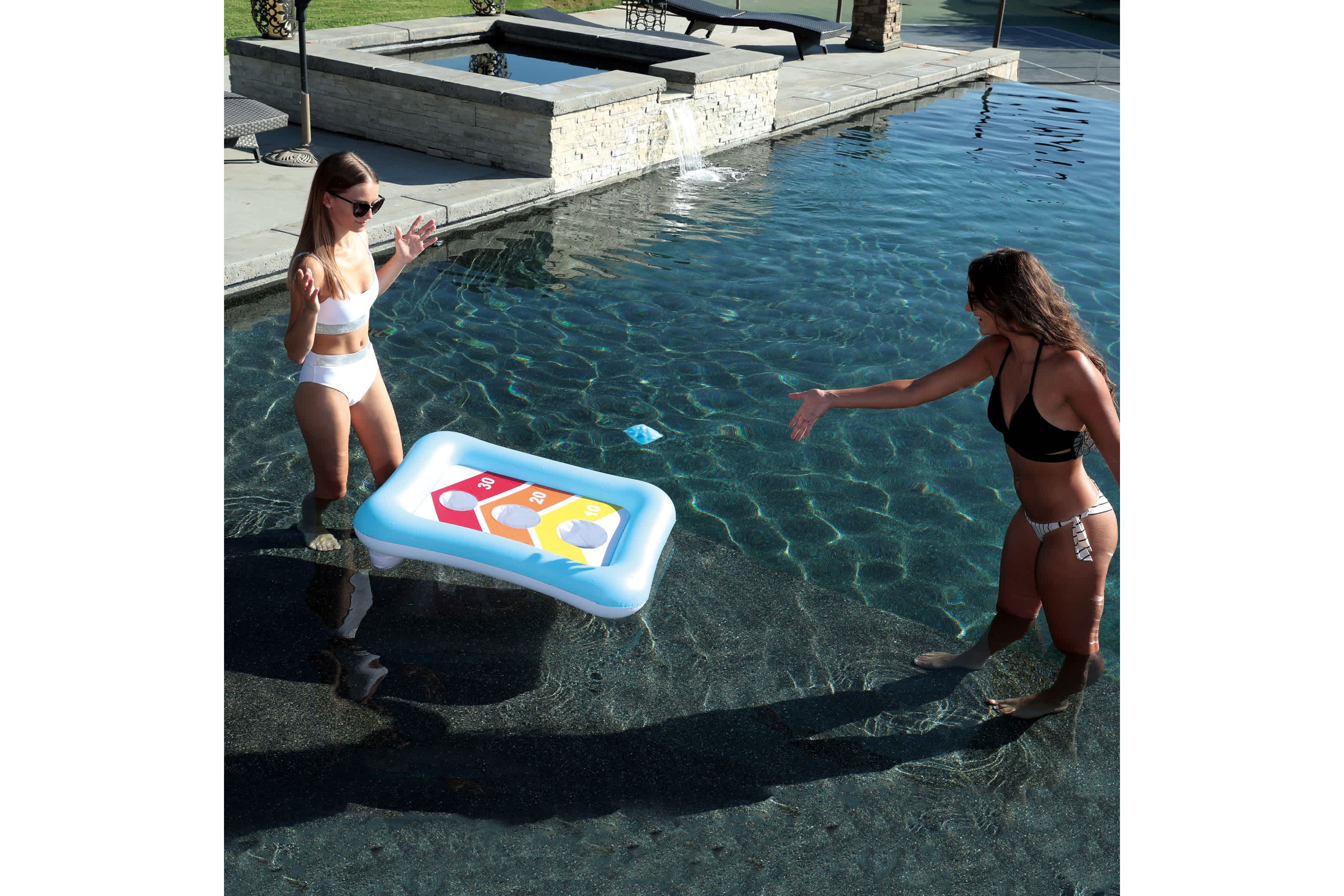 Inflatable Bean Bag Toss Swimming Pool Game