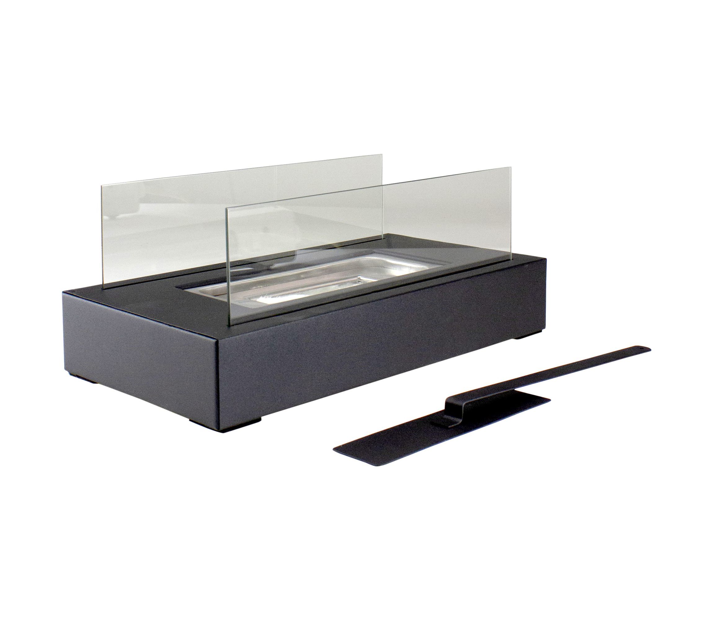 13.75" Bio Ethanol Ventless Portable Tabletop Fireplace with Flame Guard