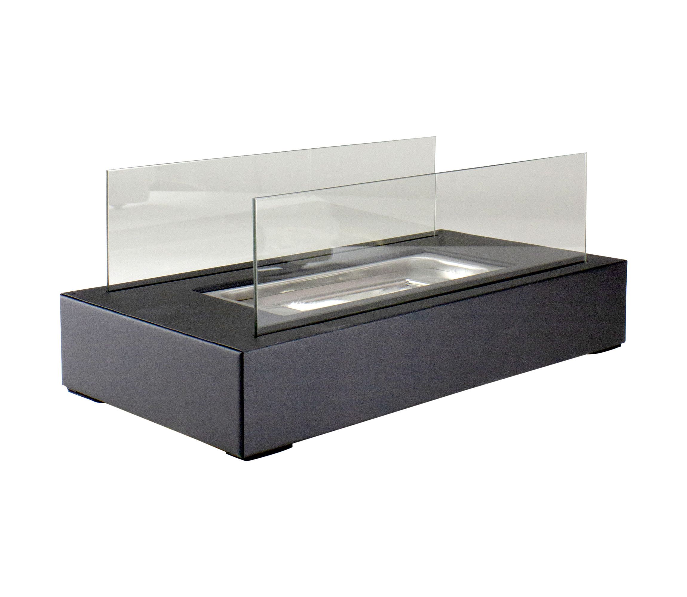 13.75" Bio Ethanol Ventless Portable Tabletop Fireplace with Flame Guard