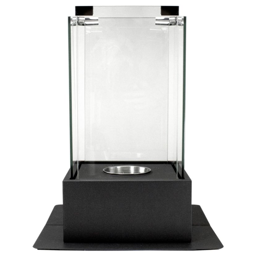 15" Bio Ethanol Ventless Portable Tabletop Fireplace with Flame Guard