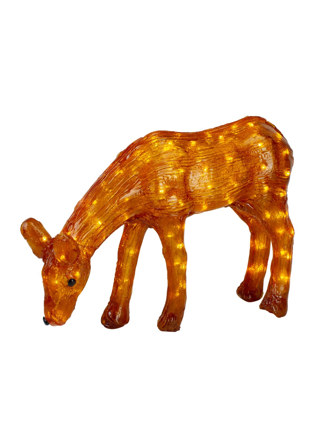 22Inch LED Lighted Commercial Grade Acrylic Reindeer Outdoor Christmas Decoration