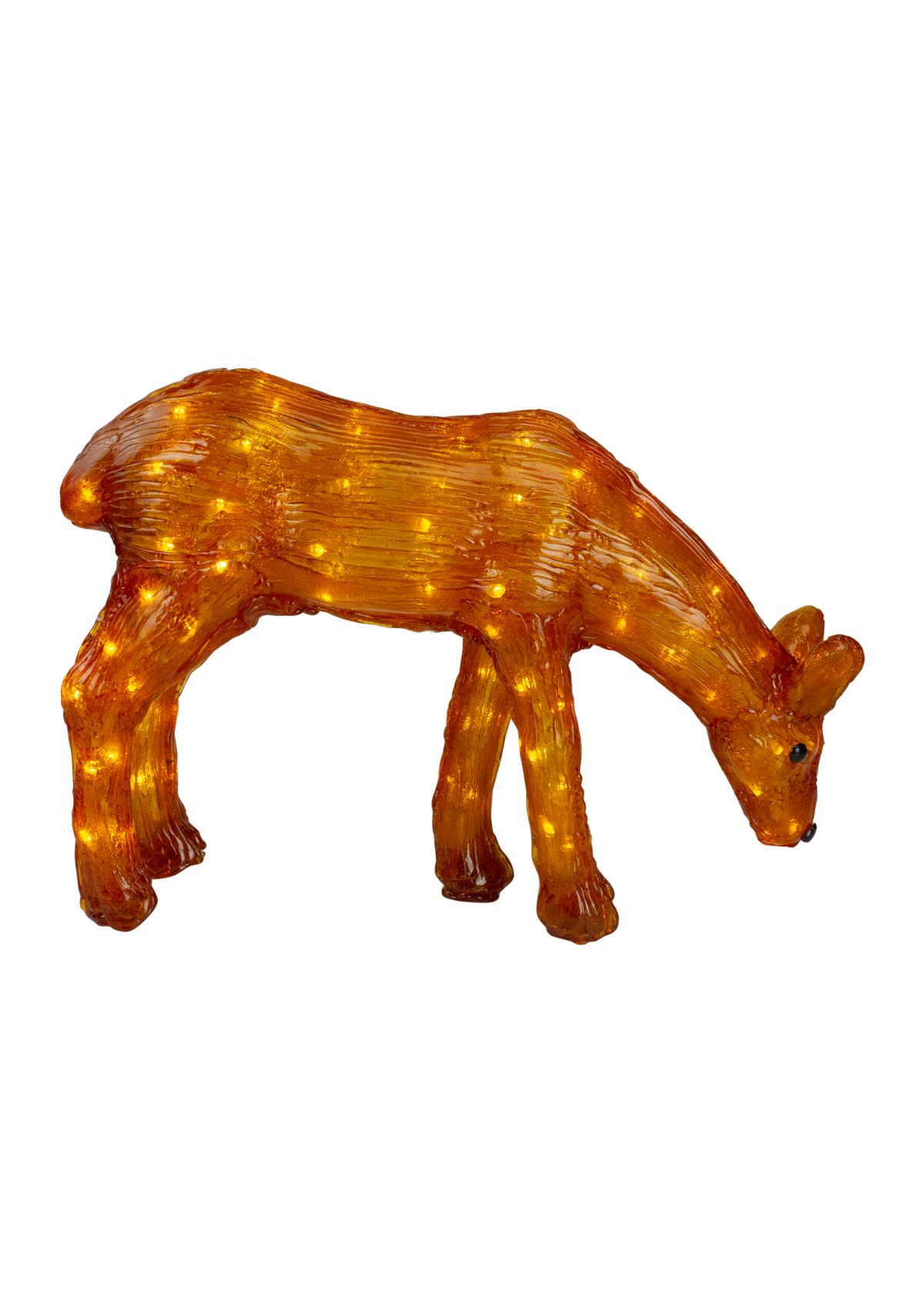 22Inch LED Lighted Commercial Grade Acrylic Reindeer Outdoor Christmas Decoration