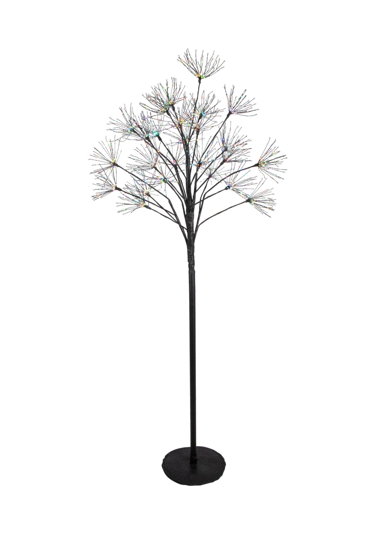 Northlight 5' LED Lighted Christmas Fireworks Tree Multi-Color Lights ...