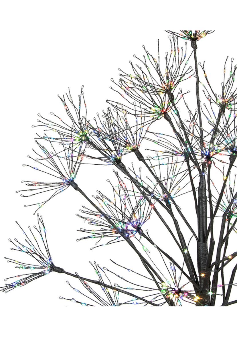 5 LED Lighted Christmas Fireworks Tree  Multi-Color Lights