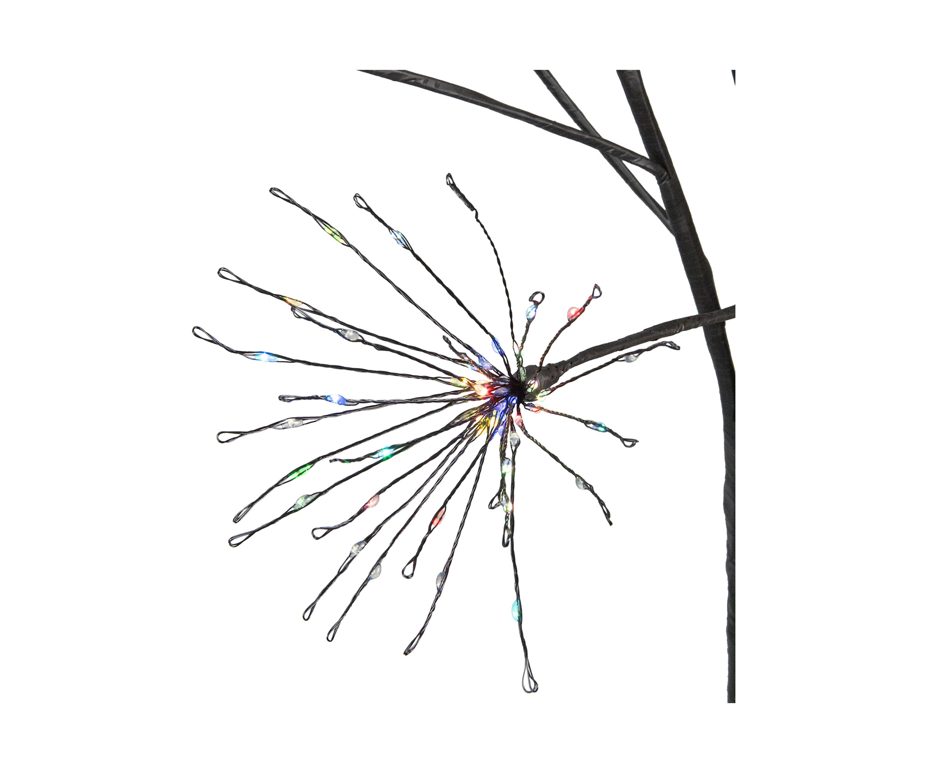5 LED Lighted Christmas Fireworks Tree  Multi-Color Lights