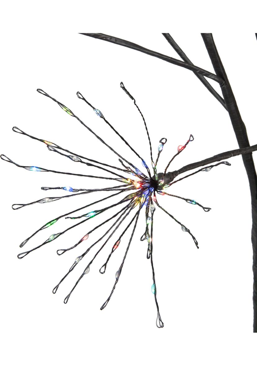 5 LED Lighted Christmas Fireworks Tree  Multi-Color Lights