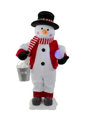 24Inch Lighted and Animated Musical Snowman Christmas Figure