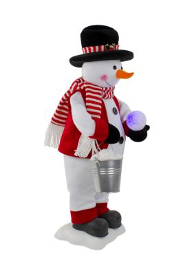 24Inch Lighted and Animated Musical Snowman Christmas Figure