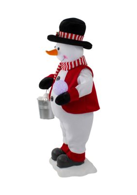24Inch Lighted and Animated Musical Snowman Christmas Figure